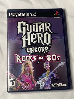 Guitar Hero Encore : Rock the 80’s for PS2