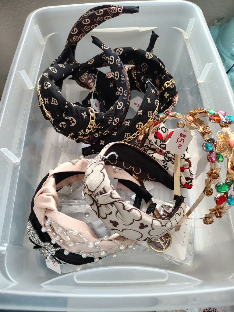 Bundle Of Headbands & Misc