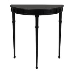 Halfmoon Console Table Black