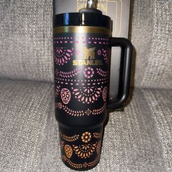 Dia De Los Muertos Stanley Tumbler  30 Oz 