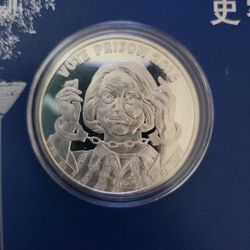 1oz Silver Vote Hillary For Prison!