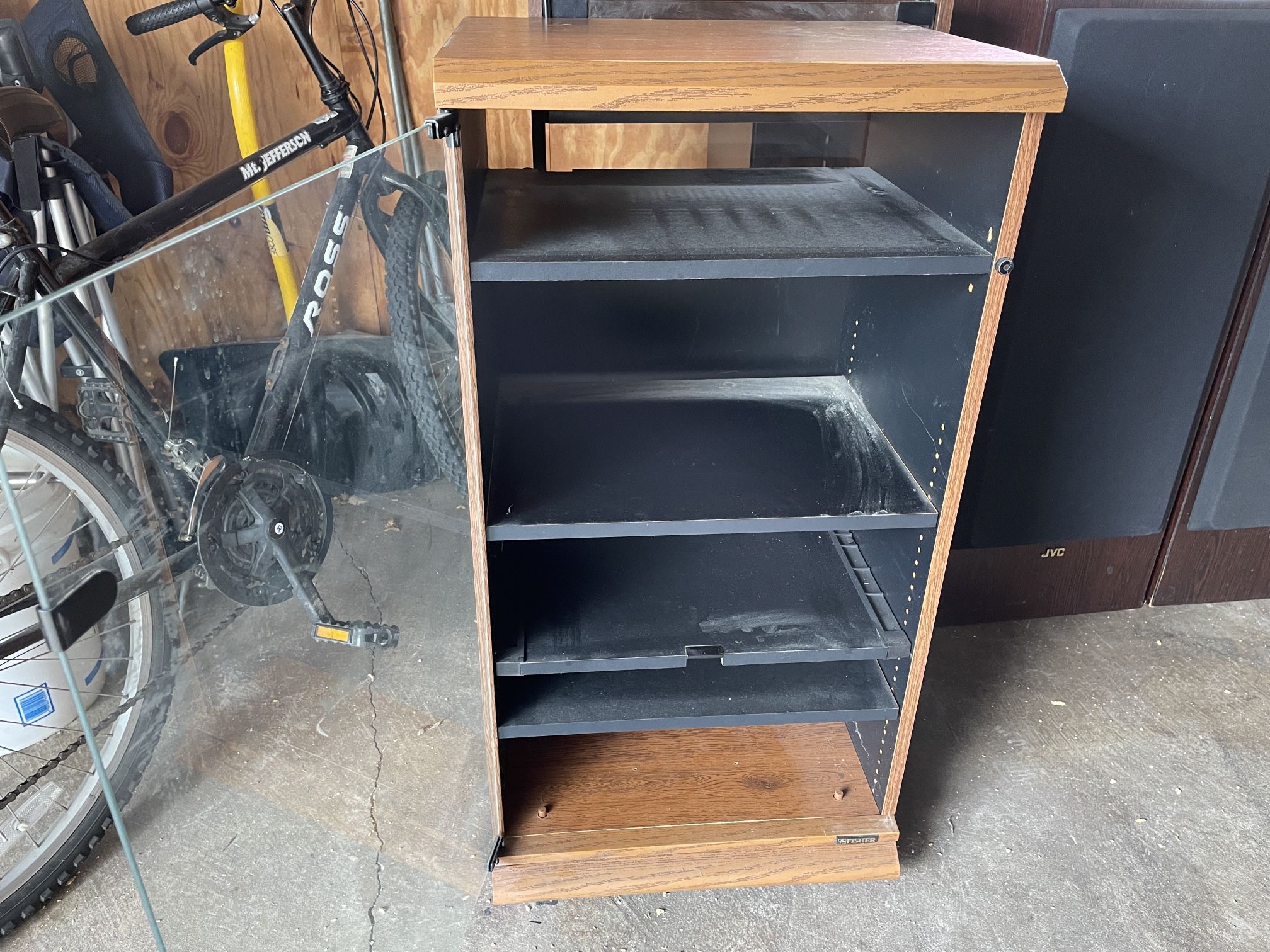 Fisher Stereo Media Cabinet