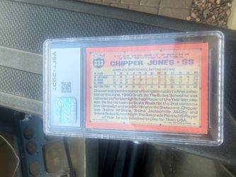 1991 Topps Chipper Jones Rookie Card #333 CGC Graded