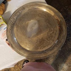 Large Serving Silver Tray