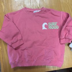 Zara 3t Toddler Boy Girl Surf Sweatshirt 