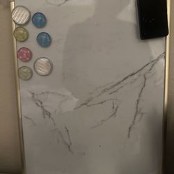 Marble accent whiteboard