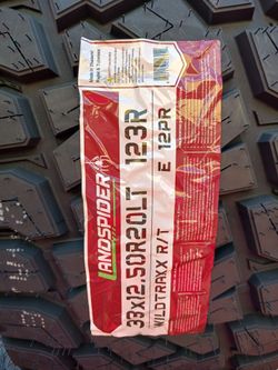 33x12.50R20 LT LANDSPIDER WILDTRAXX RT
