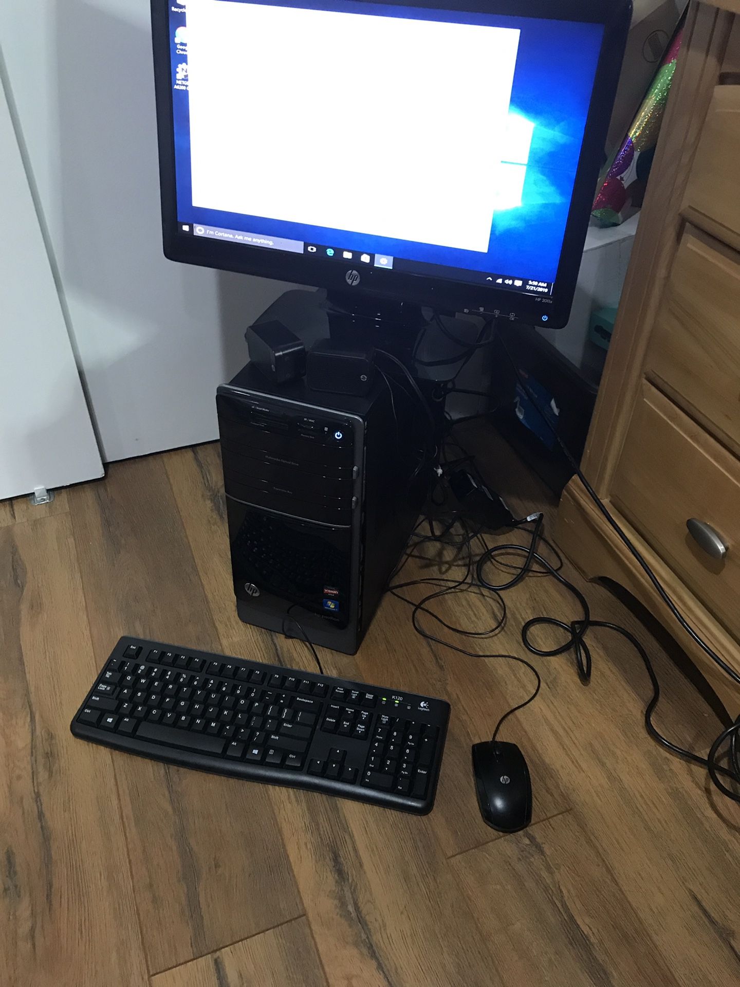 HP Pavilion tower & 20 “ monitor