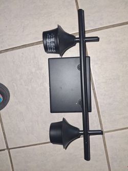 Double Spot Track Light Fixture