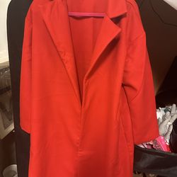 The Locker Room brand new red coat