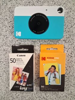 KODAK  Printable camera ,comes with 2 brand new boxes of ct 50 each