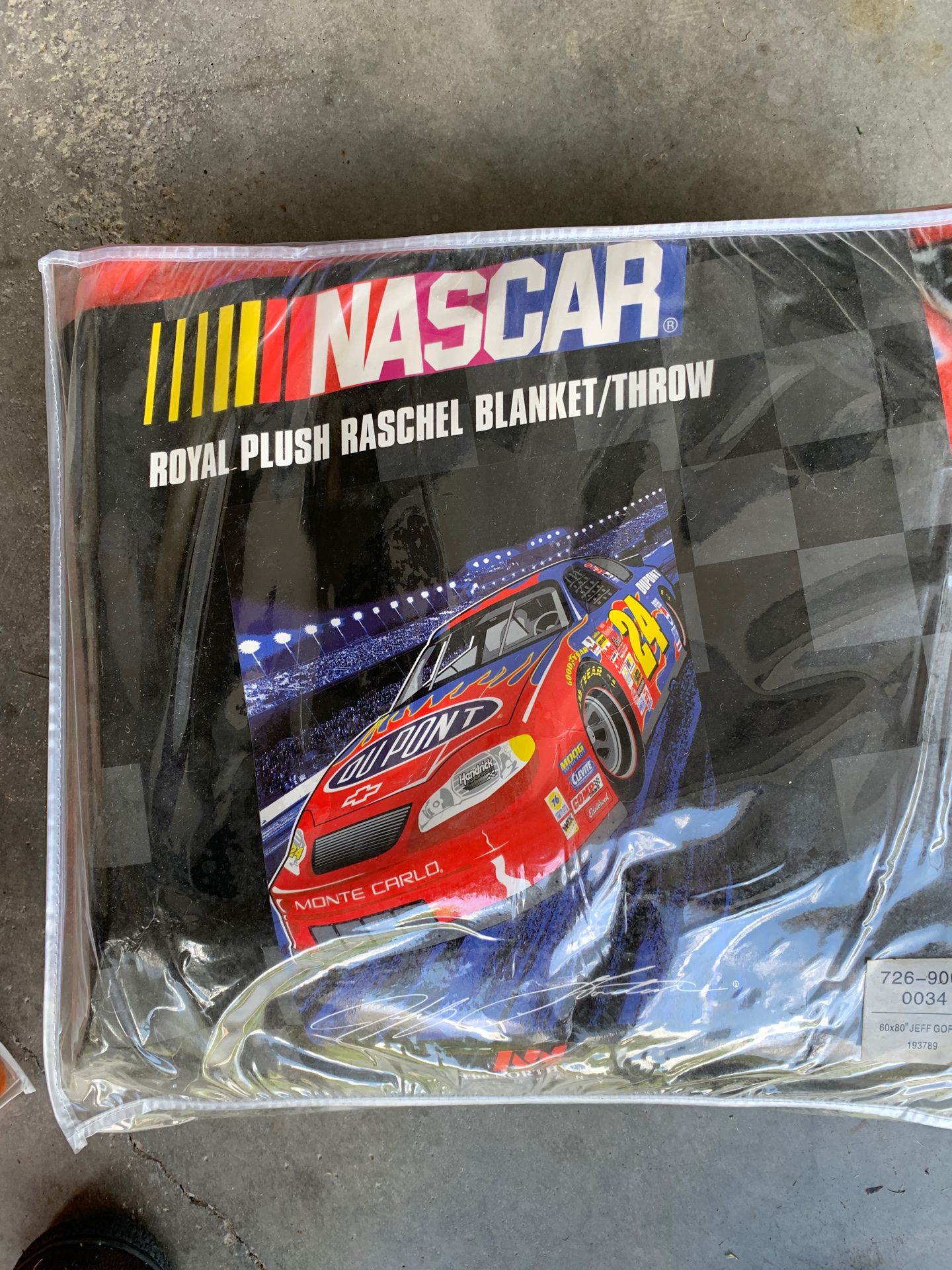 Jeff Gordon NASCAR Blanket 60” x 80” New