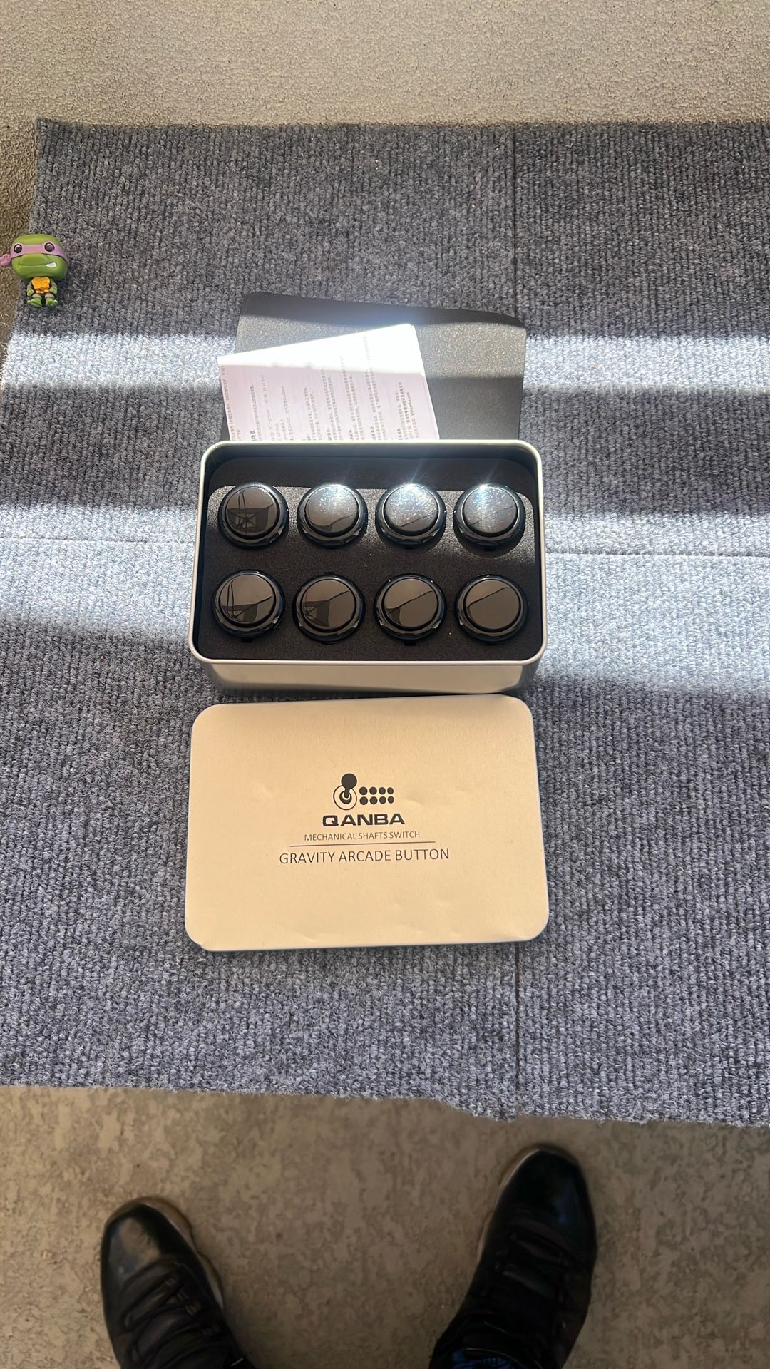 Qanba Arcade Buttons.