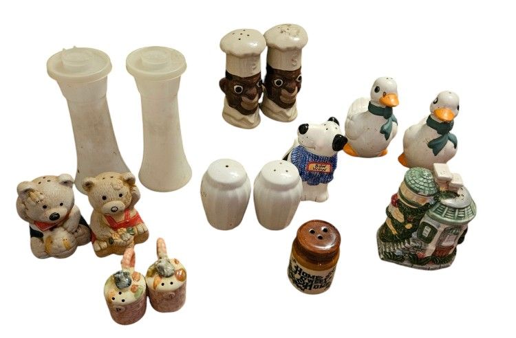 Vintage Salt And Pepper Shakers