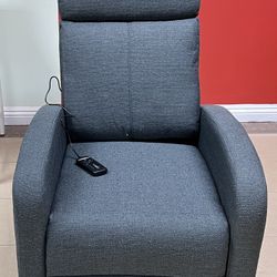 Fabric Gray Massage Chair