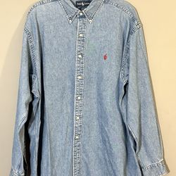 Polo Ralph Lauren Blake, Vintage Button Denim Shirt