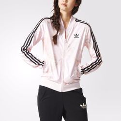 Adidas pastel floral sweater