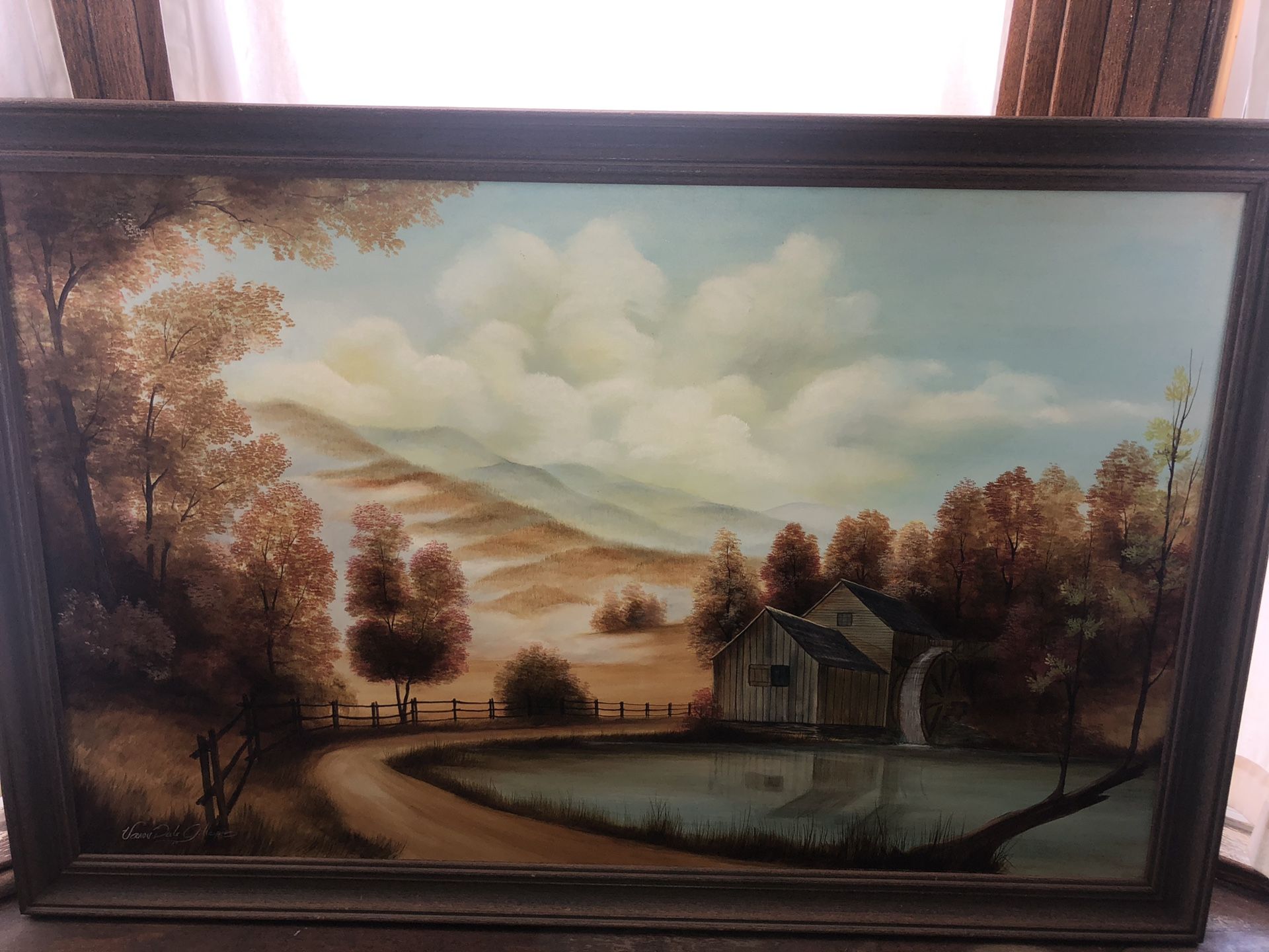 Vernon dale gillespie folk art 30$