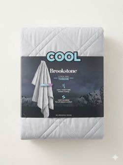 Brookstone Cooling Throw Blanket