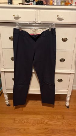 Jcrew dressy black capris side zip up size 6