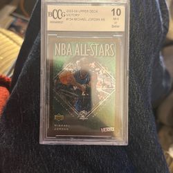 Michael Jordan 2003-4 Upper Deck Victory 10 Graded 