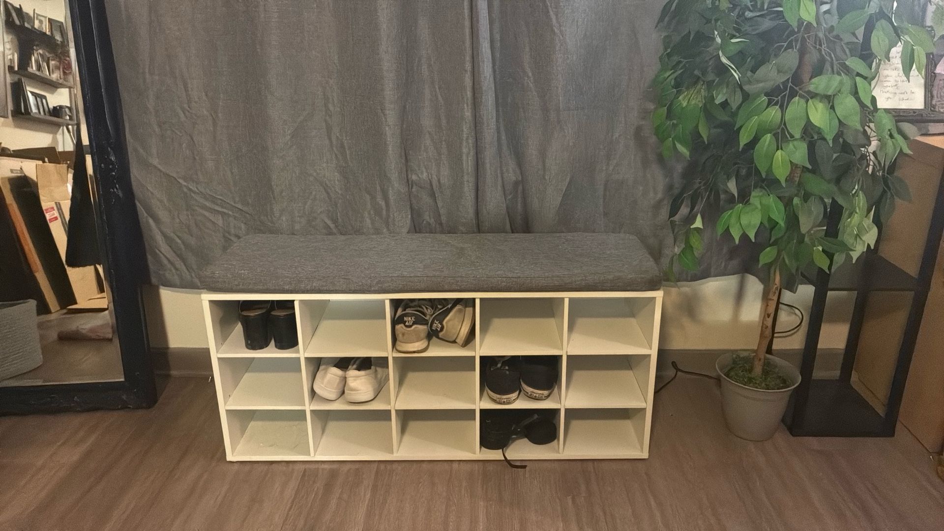 Bench Shoe Storage Organizer - Great Condition