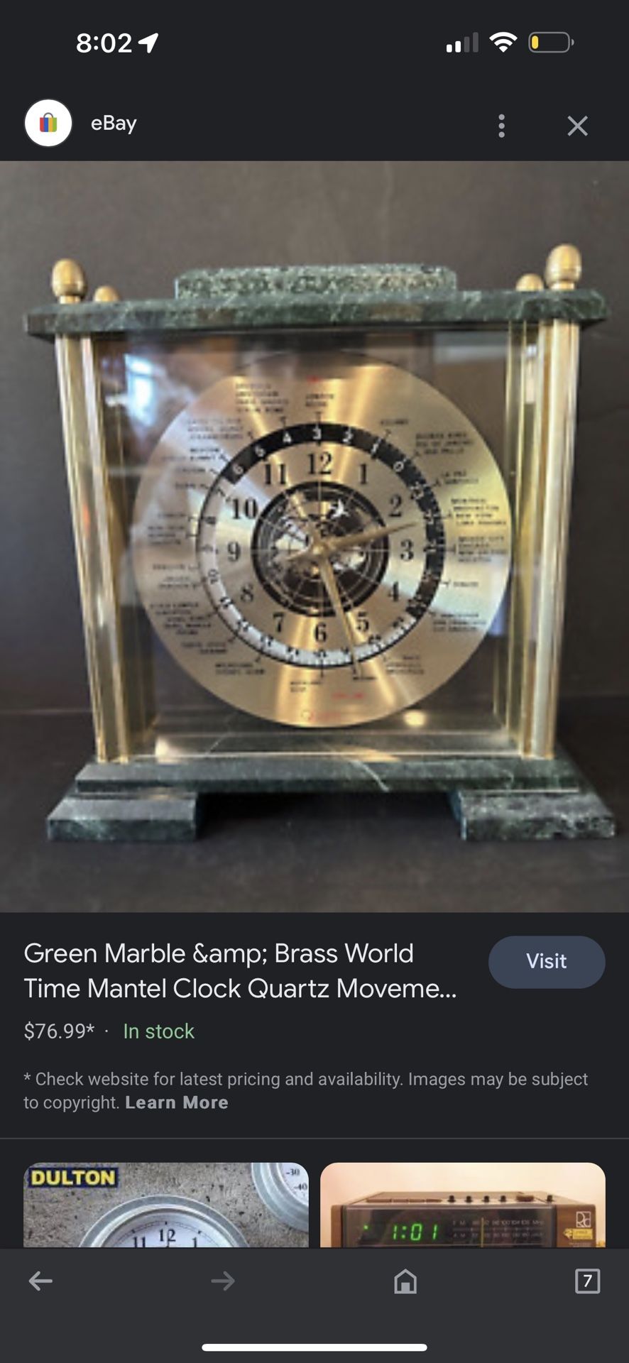 Vintage clock