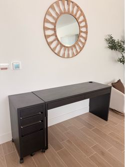 IKEA Desk with filing cabinet
