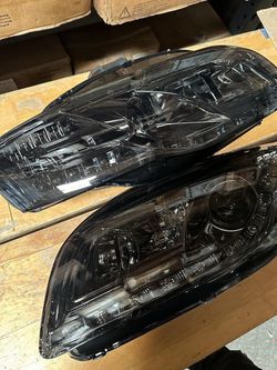 06 07 and 08 Audi A4 S4 Quattro Smoked projector Headlights Luz Micas Calaveras Ahumadas