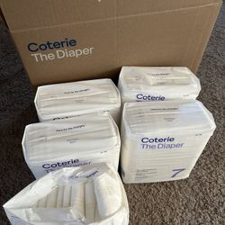 Coterie diapers Size 7 