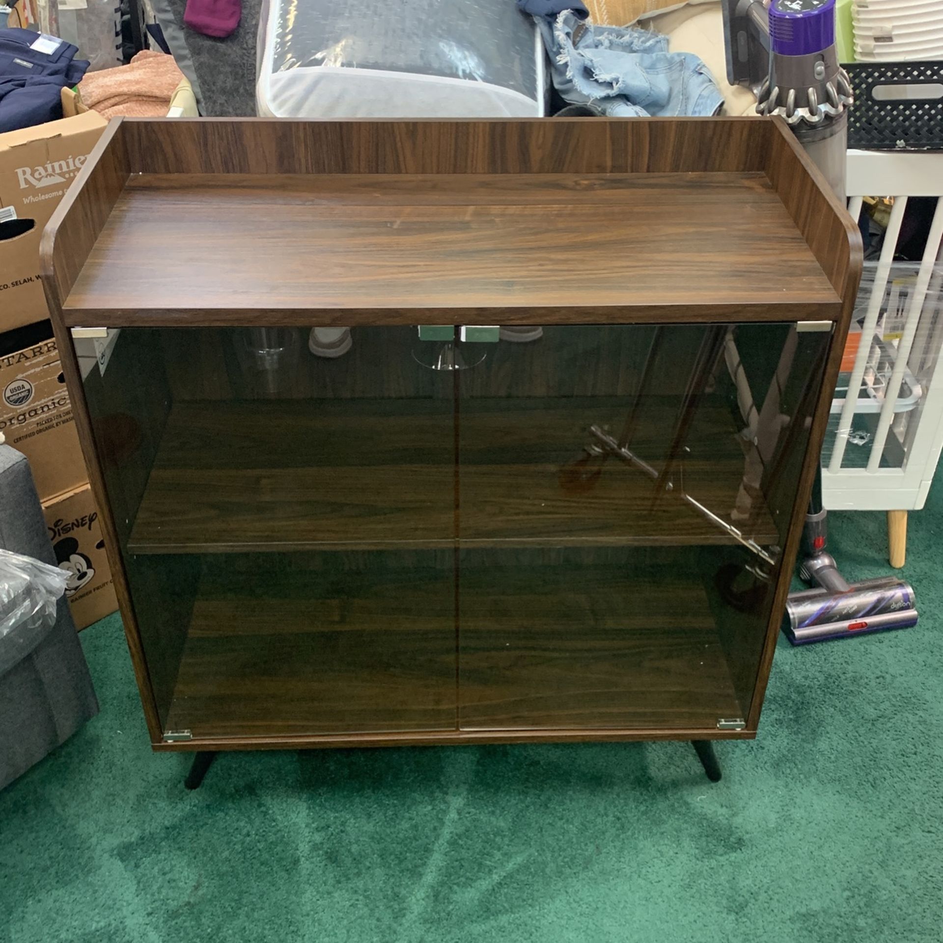 Walker Edison 36 Inch Mid Century Modern Bar Cabinet