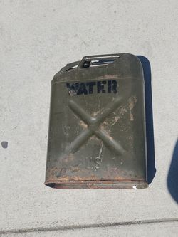 Militar water tank vintage
