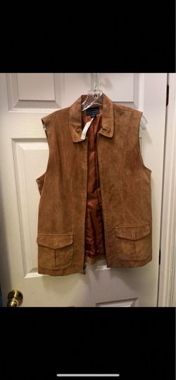 Suede vest