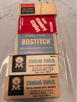 Staples & Stapler Mania!!! STAPLES !!! STAPLES!!!