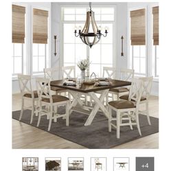 9 Pc Counter Height Dining Table