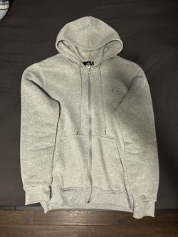 Alo grey zip up hoodie