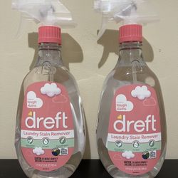 2Pack Dreft Stain Remover for Baby Clothes, Fragrance Free and Hypoallergenic Baby Stain Remover Spray , 24 Fl Oz