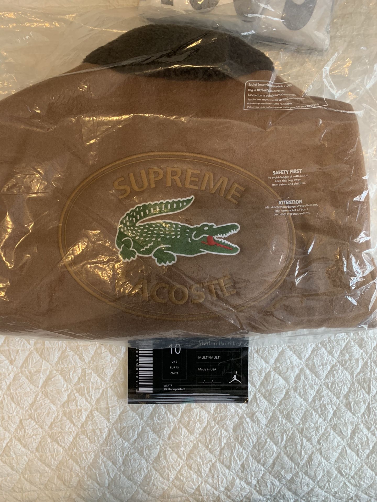 Supreme x Lacoste Bomber Jacket