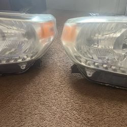 2014 head lights and tesla head unit