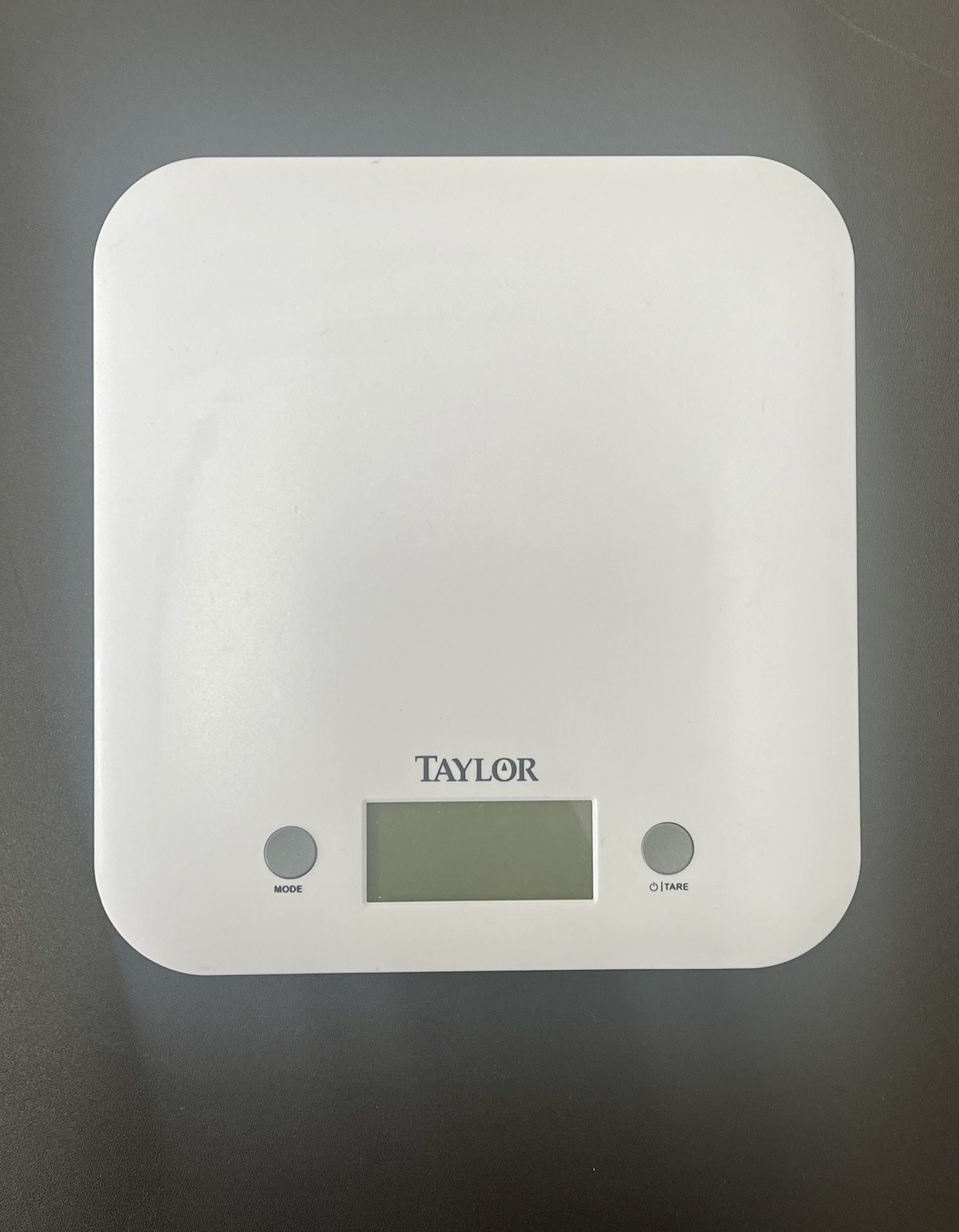 Small White Taylor Brand Digital Kitchen Scale