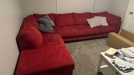 Red Sectional Sofa