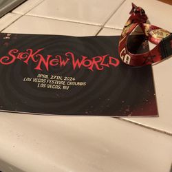 Sick New World General Admission Ticket