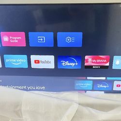 Sony 65 Tv In Box Smart 4k HDTV.  Lots Of Apps 