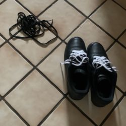 Black Nike Air Force Ones
