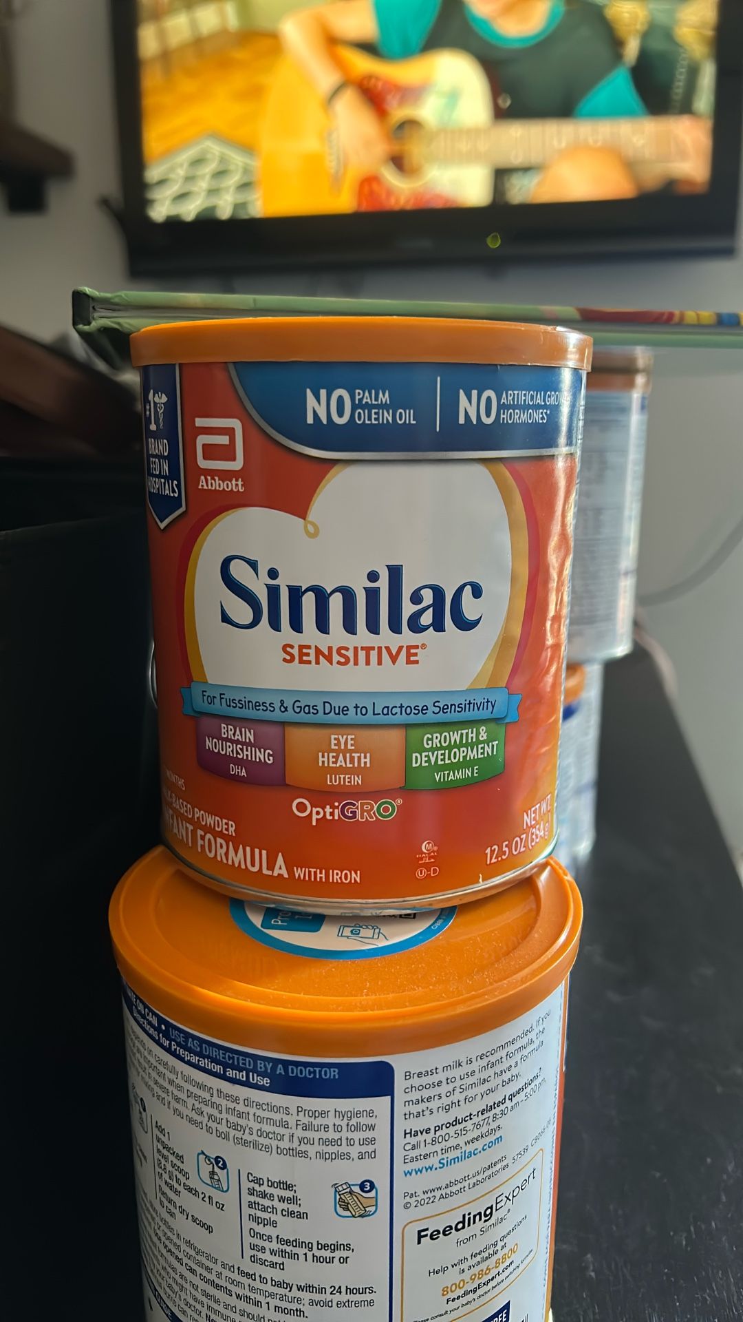 Similac Sensitive Formula 12.5 oz can