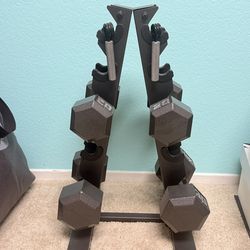 Weight set (20’s and 30’s)
