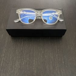 Clear Chrome Hearts Glasses