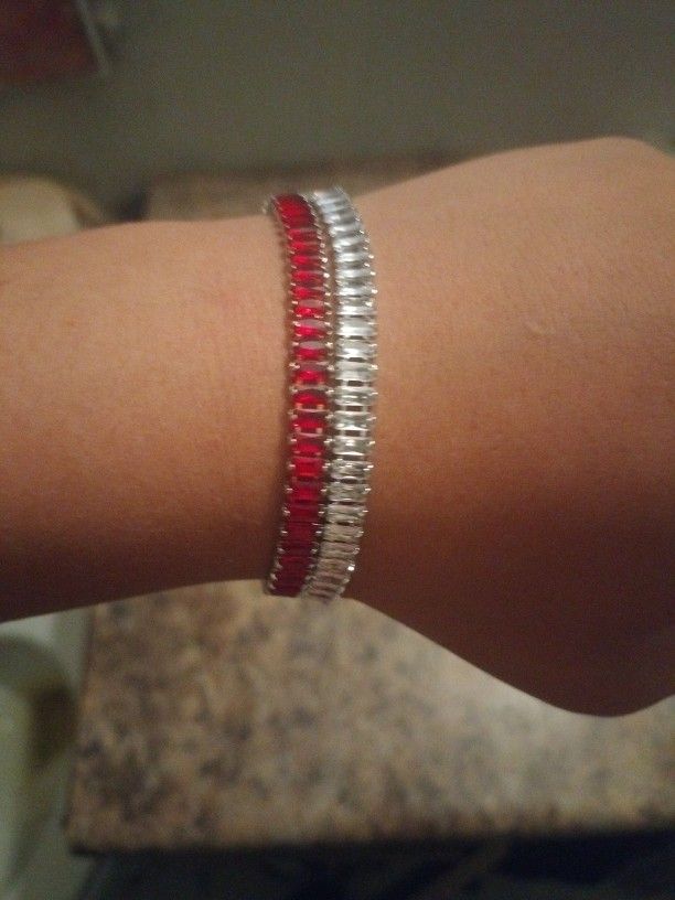 Red & White Bracelet