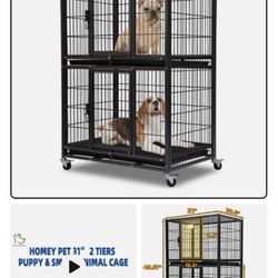 Pet Crate Dog Cage Rabbit Bunny 