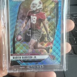 Marvin Harrison Jr Rookie RC Prizm Blue Wave 95/230